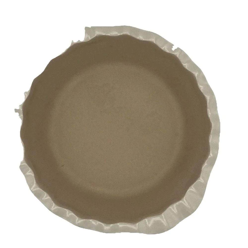 Pampered Chef Family Heritage Stoneware Scalloped Pie Plate 9